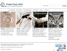 Tablet Screenshot of codacorpusa.com